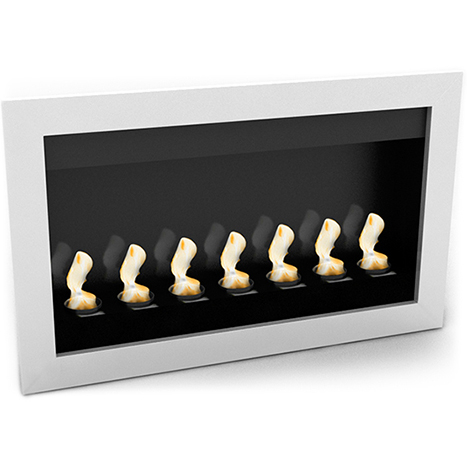Chimenea Contemporánea de Etanol de Pared - VPF-FD50-BLANCO