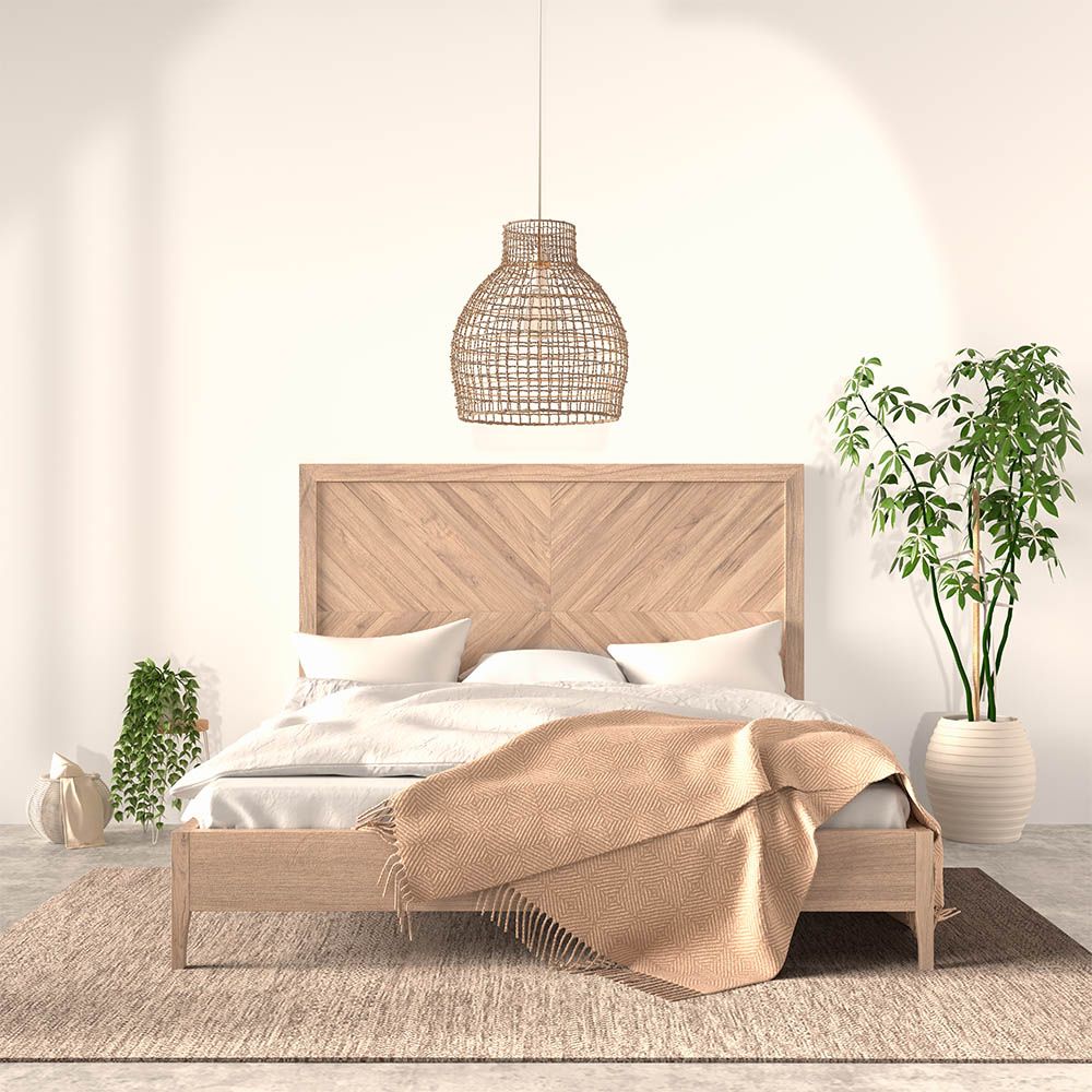 Lámpara Colgante de Ratán Natural Estilo Boho Bali - Chi