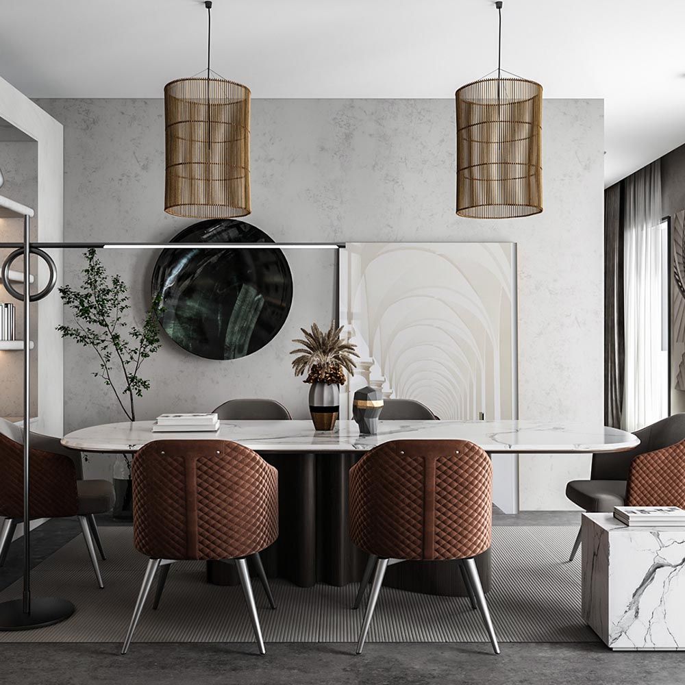 Lámpara Colgante de Ratán Natural Estilo Boho Bali - Deing